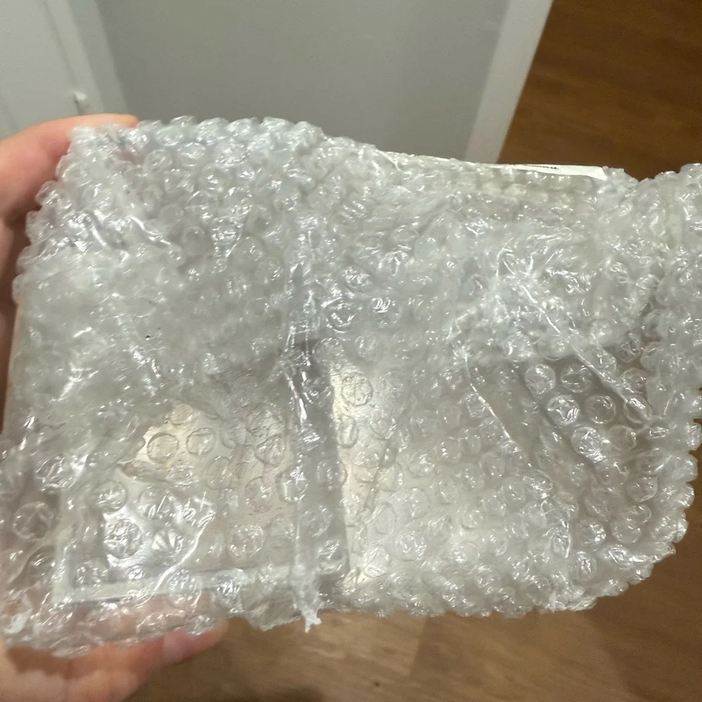 Clear Brushed Plated tooth brush holder brand new